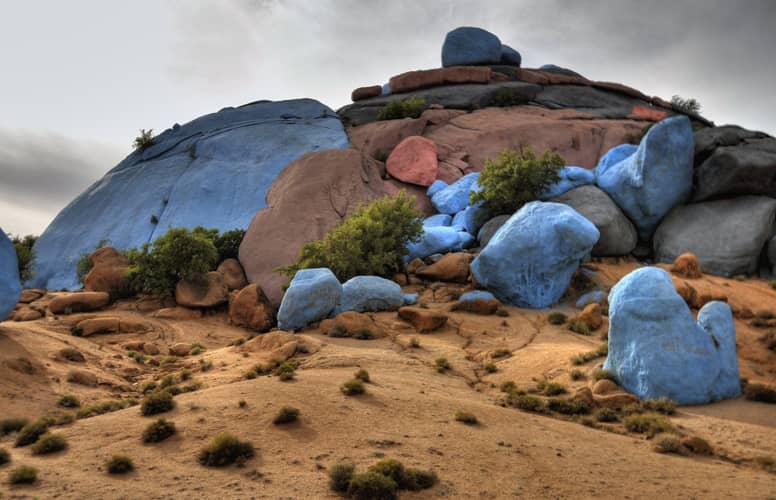 rochers bleus peits Maroc