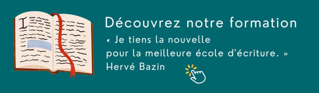 bannière cycle 1 formation d'écrivain