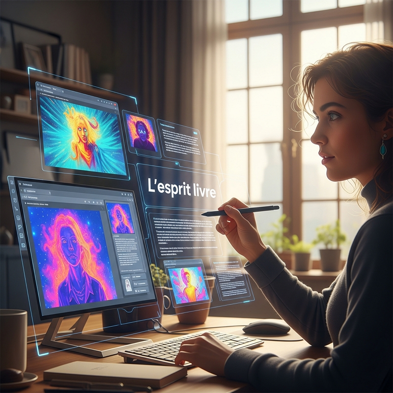 Ecrire et illustrer avec l'intelligence artificielle générative