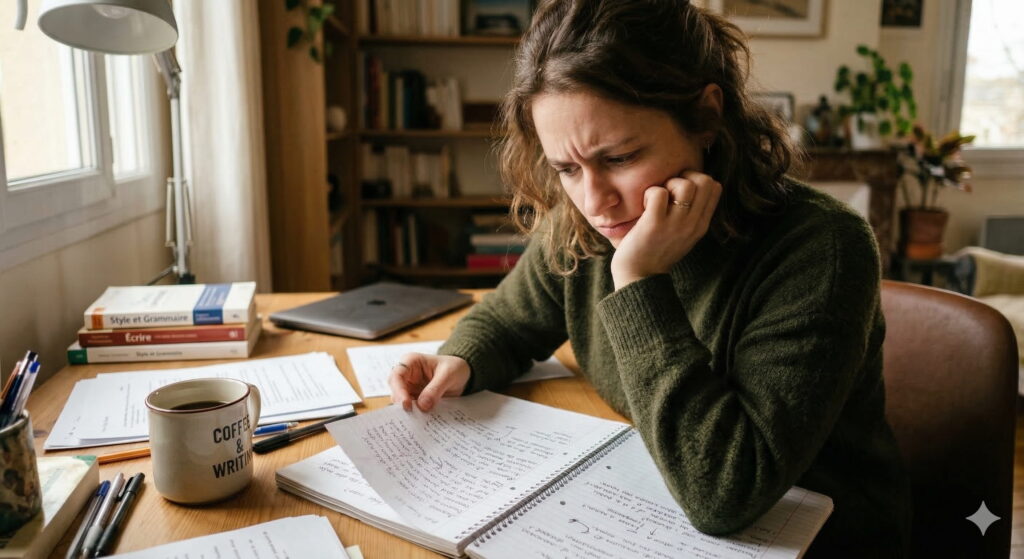 Relire son propre texte